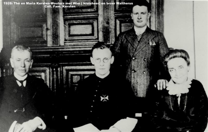 kersten wouters thé en maria wim en waltherus in 1928 coll. toos baltussen kersten 2 Custom